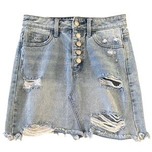 VERVET Blue A-line Mini Skirt for Casual Days-like new condition & adorable! 🥰